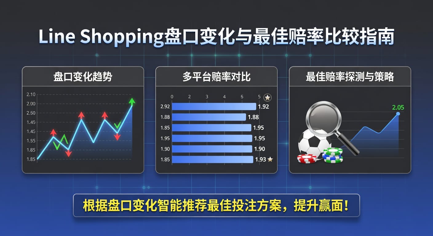 line shopping 盘口变化｜最佳赔率比较与实战要点